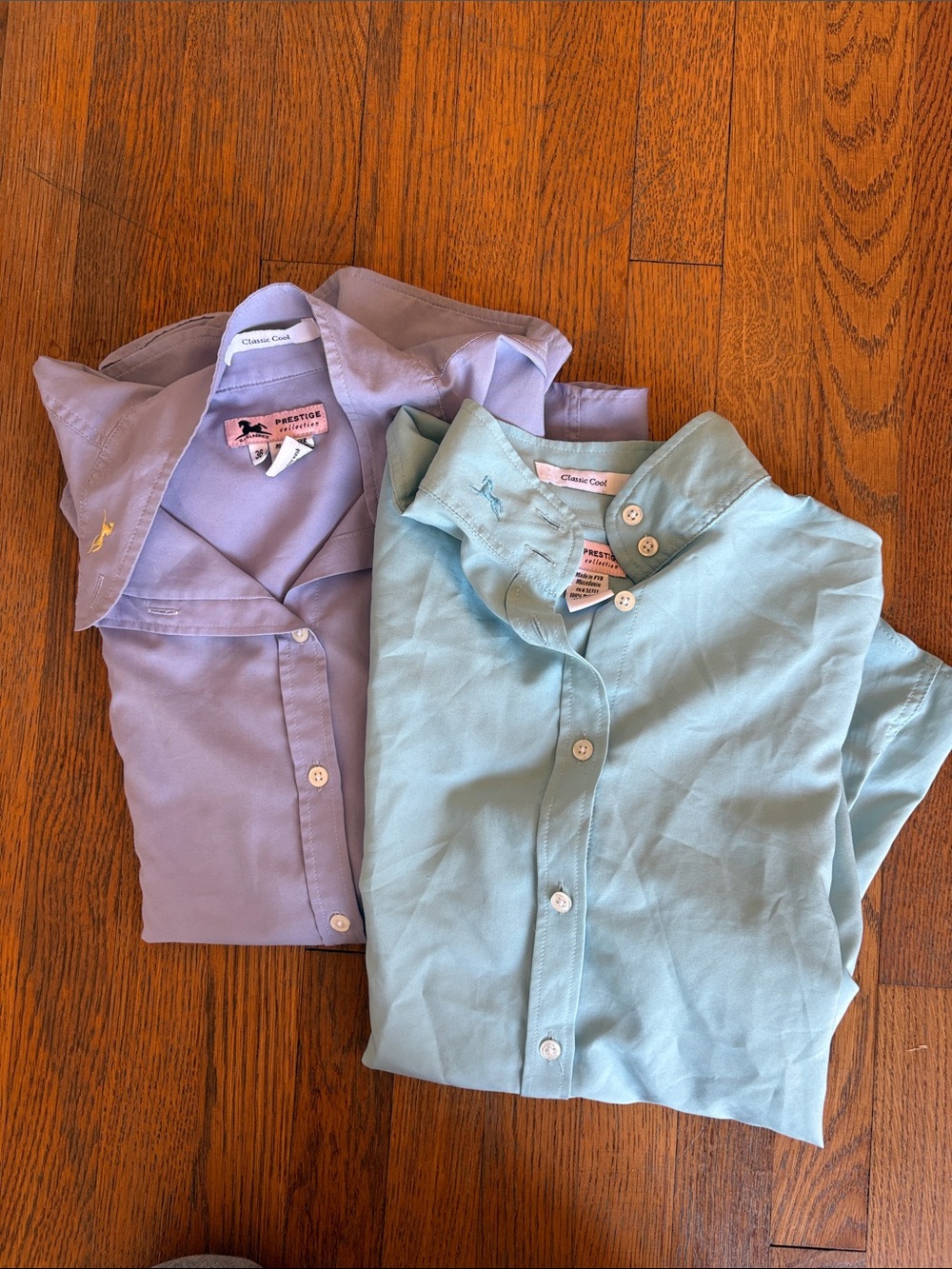 R. J. Classics Prestige Collection- Purple and Blue Classic Cool Show Shirts